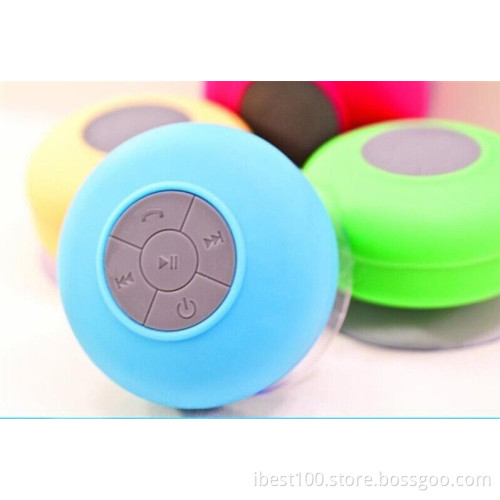 2014 New Portable Waterproof Wireless Bluetooth Speaker Shower Car Handsfree Receive Call & Music Suction Phone Mic